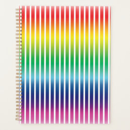 Agenda Gradiente moderno arco iris y franjas verticales b
