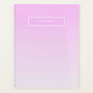 Agenda Gradientes modernos: personalización Minimalista r