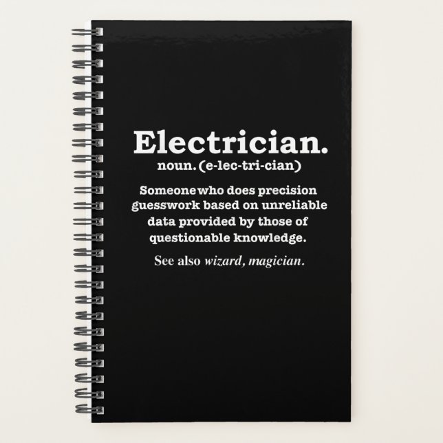 Agenda Graduación de regalo de definición de electrocosmo (Anverso)