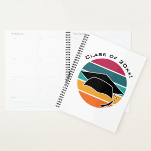 Agenda Graduado Retro Graduado Cap Mortarboard