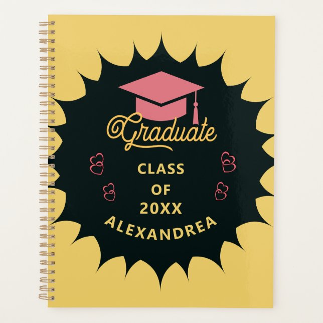 Agenda Graduate Graduation Senior Class Personalize  (Anverso)