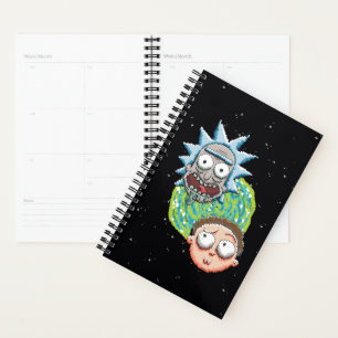 Agenda Gráfico del portal de la moral y de Rick de Pixel