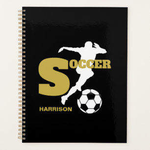 Agenda Gráfico personalizado del jugador de fútbol