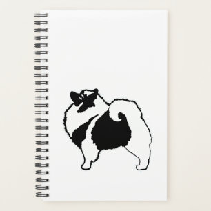 Agenda Gráficos de Keeshond - Arte de perro original lind