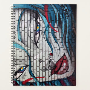 Agenda Grafiti de chica asiática