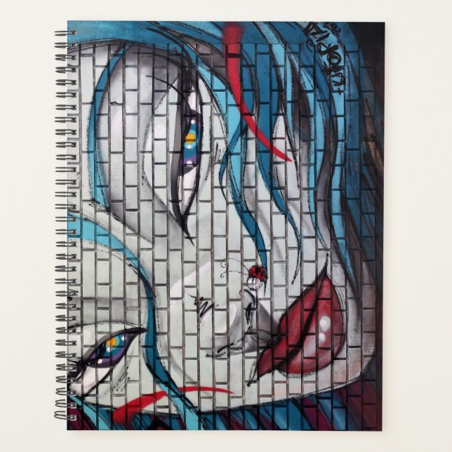 Agenda Grafiti de chica asiática (Anverso)