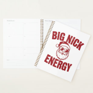 Agenda Gran Energía de Nick Chiste Divertido de Santa Gro