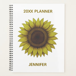 Agenda Gran Girasol Terroso Hermoso Unisex
