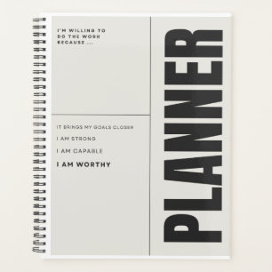 Agenda Grandes objetivos (8,5" x 11"), cubierta dura, esp