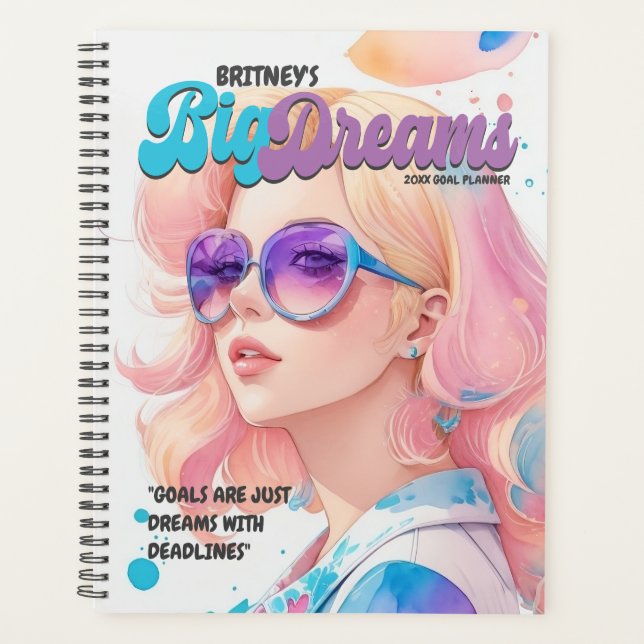 Agenda Grandes Sueños Revista Monina y Dulce Estilo (Anverso)