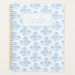 Agenda Grandmillennial Trellis Floral Planner