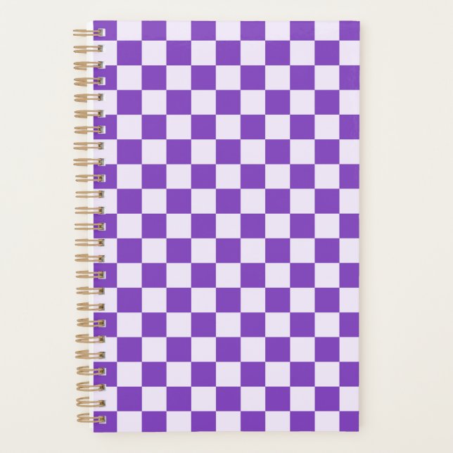 Agenda Grape soda checkerboard pattern (Anverso)