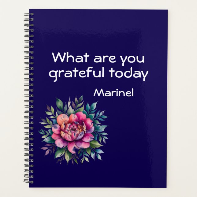Agenda Gratitude Journal -Planificador de reflexión (Anverso)