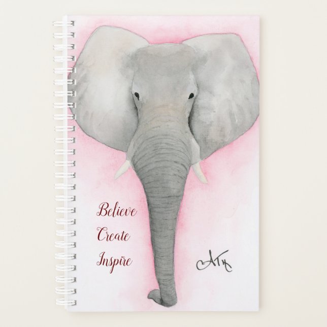 Agenda Gray Elephant Planner (Anverso)
