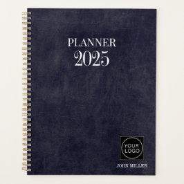Agenda Gray Personalizado 2025 Company Logo Simple Office