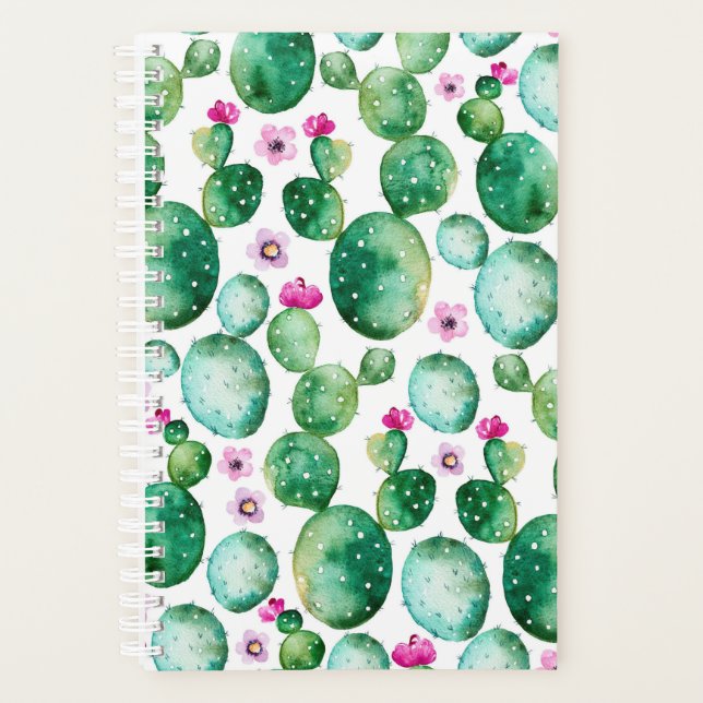 Agenda Green Cactus Planner (Anverso)