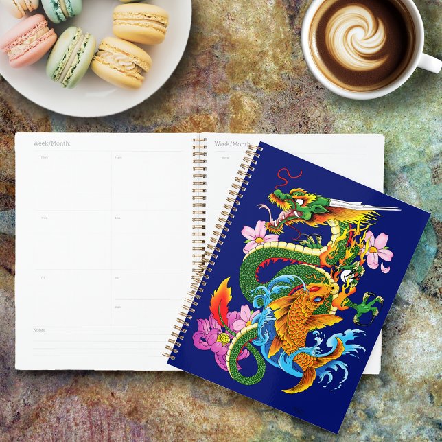 Agenda Green Dragon Koi Fish (Subido por el creador)