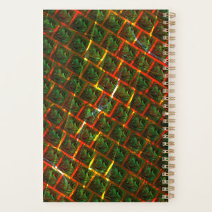 Agenda 'Green framed eyes', scratches or red grating.