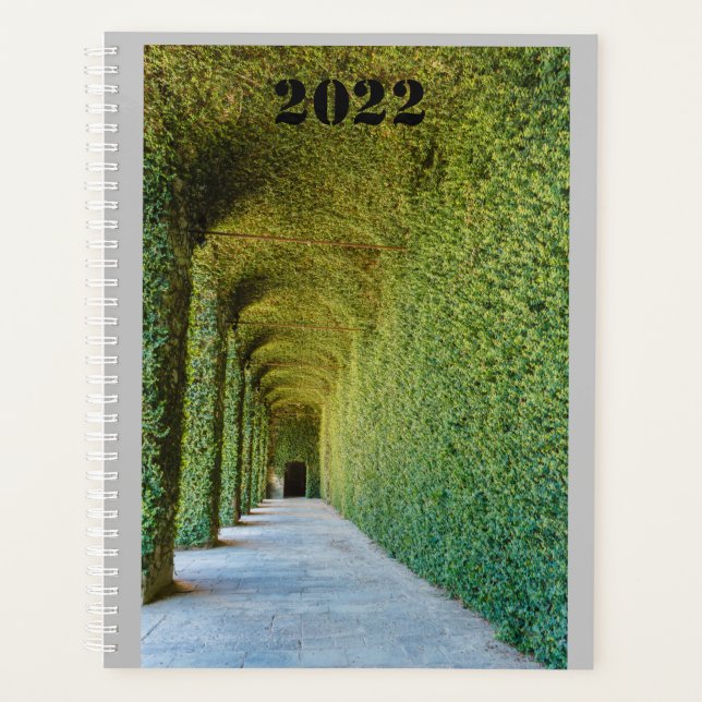 Agenda green greenhouse  ficus repens on planner (Anverso)