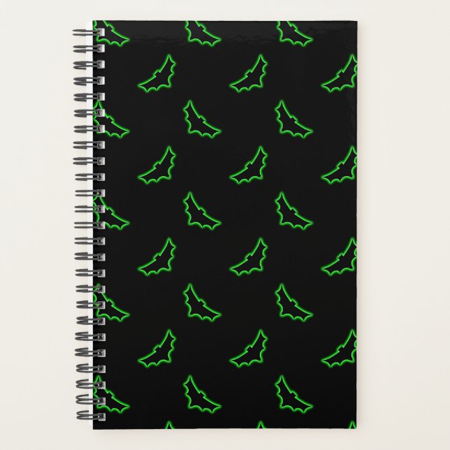 Agenda Green Neon Bats (Anverso)