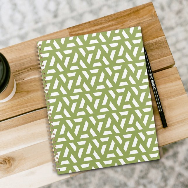 Agenda Green Triangle Pattern Planner (Subido por el creador)