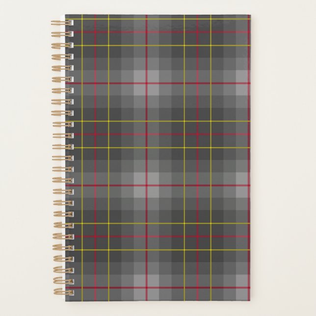 Agenda Grey Tartan Planner  (Anverso)