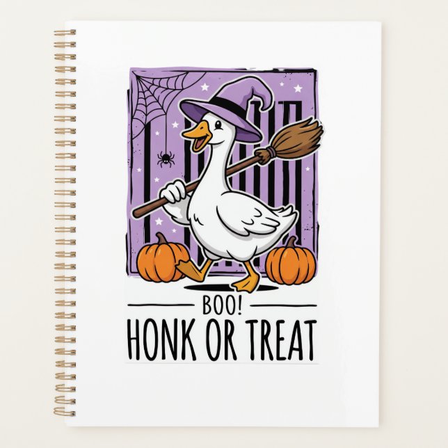 Agenda Grito de Halloween o Ganso Brujo (Anverso)