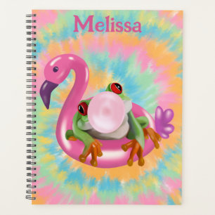 Agenda Groovy Bubblegum Tejido De Rana