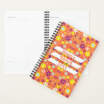 Agenda Groovy Flower Power Budget<br><div class="desc">* Keep your day / week organized with this custom planner, available in two size options. * Useful stickers are included. * Colorful planner for daily happenings and budget control. * Keep track of spending (Goal is to spend less than monthly income). * Writing down purchases can help maintain a...</div>