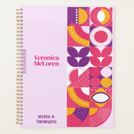 Agenda Groovy Geometry Planner: DIY Your Personalized