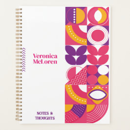 Agenda Groovy Geometry Planner: DIY Your Personalized