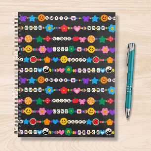 Agenda Groovy Good Vibes Love Smile Retro Bebidas