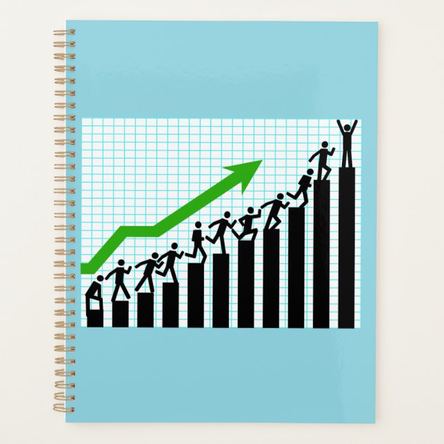 Agenda Growth Success Progress Bar Chart (Anverso)