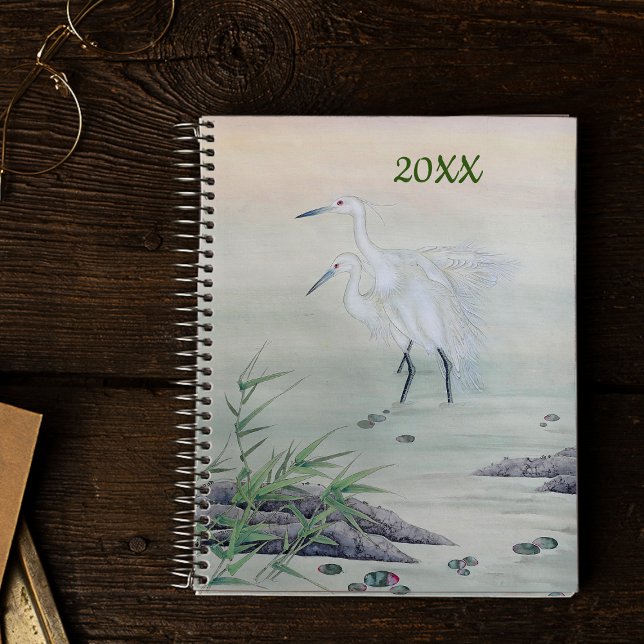 Agenda Grullas en el río chino (Subido por el creador)