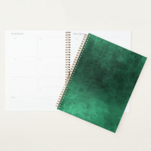 Agenda Grunge oscuro - verde