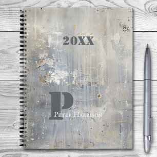Agenda Grunge Paintere Blue Gray