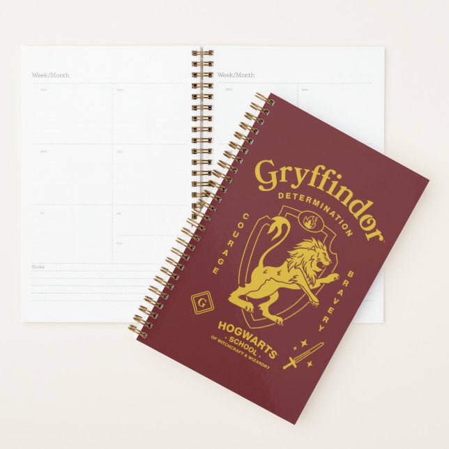 Agenda GRYFFINDOR™ Determinación Coraje Valentía Escudo (Demostración)
