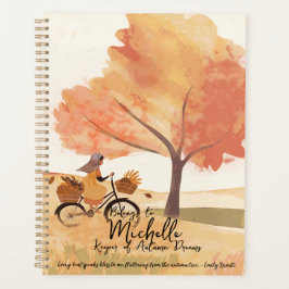 Agenda Guardián de los sueños de otoño, poética romántica