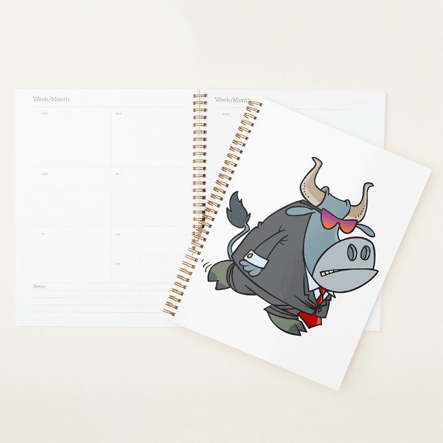 Agenda Guay Business Bull en traje con gafas de sol (Subido por el creador)