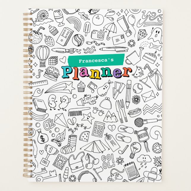 Agenda Guay Coloring Planner (Anverso)