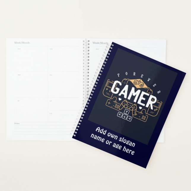 Agenda Guay Forever GAMER Gaming Gifts Adolescente Chica (Demostración)