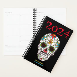 Agenda Guay Hombres AZÚCAR SKULL Personalizados Mensual 2