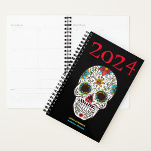 Agenda Guay Hombres AZÚCAR SKULL Personalizados Mensual 2