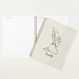 Agenda Guerrero de Oración Diseño y Personalizar Nombre