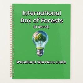 Agenda Guerreros De Woodland Unen. Día de los Bosques (FD