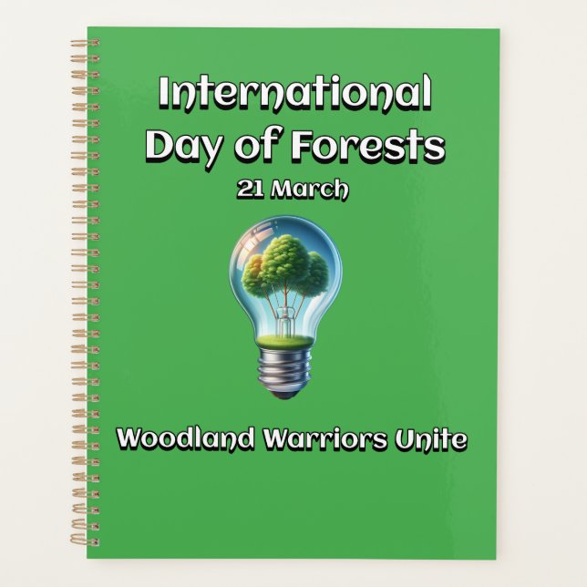 Agenda Guerreros De Woodland Unen. Día de los Bosques (FD (Anverso)
