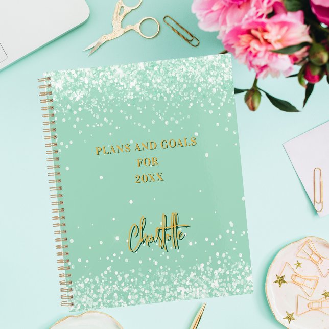 Agenda Guión de nombre verde sabio 2026 (Subido por el creador)