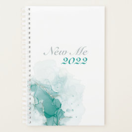 Agenda Guión romántico, nuevo yo, caligrafía de 2022
