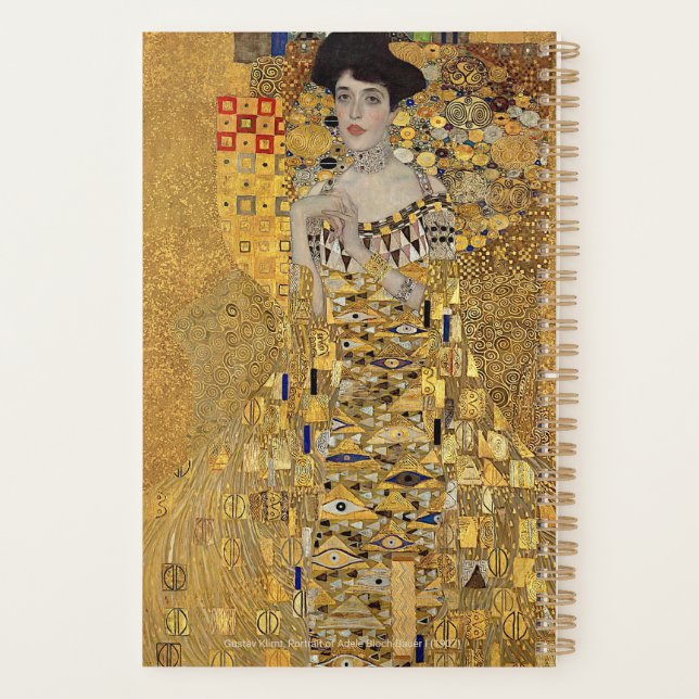 Agenda Gustav Klimt – Adele Bloch-Bauer – Custom Text (Reverso)