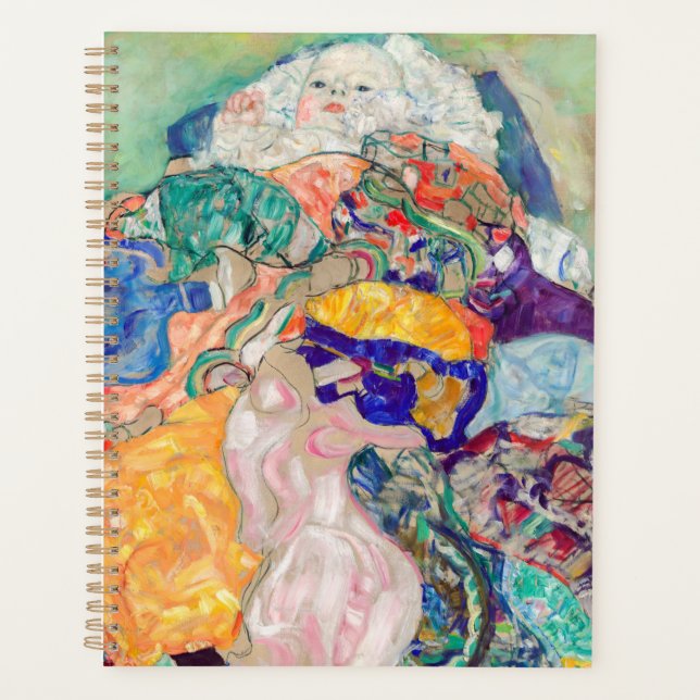 Agenda Gustav Klimt - Bebé / Cuna (Anverso)